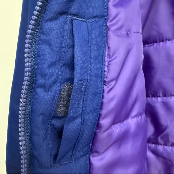 Arctix Kids Medium 10/12 Waterproof Colorblock Winter Ski Jacket 5K Blue Purple - Picture 10 of 13
